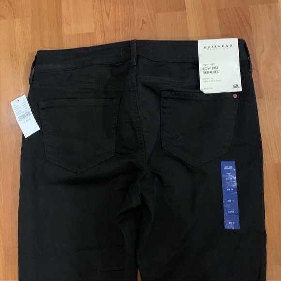 Bullhead low rise skinniest black jeans - 13 long - Picture 8 of 14